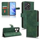 For Oukitel C50 Skin Feel Magnetic Flip Leather Phone Case(Green) - 1