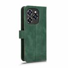 For Oukitel C50 Skin Feel Magnetic Flip Leather Phone Case(Green) - 3