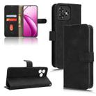 For Oukitel C53 Skin Feel Magnetic Flip Leather Phone Case(Black) - 1