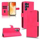 For Oukitel C1 Skin Feel Magnetic Flip Leather Phone Case(Rose Red) - 1