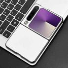 For Huawei Pura X PU Leather PC Phone Case(White) - 2