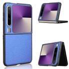 For Huawei Pura X PU Leather PC Phone Case(Blue) - 1