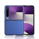 For Huawei Pura X PU Leather PC Phone Case(Blue) - 3