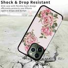 For iPhone 11 Pro Max Printed Double Buckle RFID Anti-theft Phone Case(Rose) - 6
