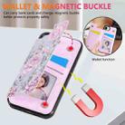 For iPhone 16e Printed Double Buckle RFID Anti-theft Phone Case(Pastoral Rose) - 3