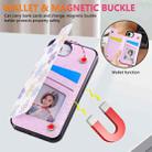 For iPhone 16e Printed Double Buckle RFID Anti-theft Phone Case(Blossoming Flowers) - 3