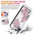 For iPhone 16e Printed Double Buckle RFID Anti-theft Phone Case(Rose) - 2