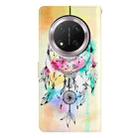 For Honor X9c 5G Colored Drawing Leather Phone Case(Dream Catcher) - 3