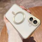 For iPhone 16 Plus MagSafe Magnetic Frosted TPU Phone Case(Gold) - 1