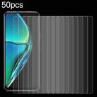 For Infinix Hot 40i 50pcs 0.26mm 9H 2.5D Tempered Glass Film - 1