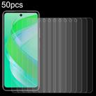 For Infinix Smart 8 Pro 50pcs 0.26mm 9H 2.5D Tempered Glass Film - 1