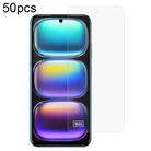 For Infinix Hot 50 5G 50pcs 0.26mm 9H 2.5D Tempered Glass Film - 1