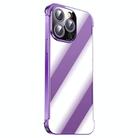 For iPhone 15 Pro Shockproof Frameless Phone Case(Transparent) - 1