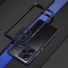 For Xiaomi Redmi Note 13 Pro+ Aurora Series Lens Protector + Metal Frame Phone Case(Black Blue) - 1