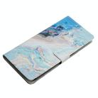 For Huawei Mate 60 Colored Drawing Leather Phone Case(Blue Marble) - 4