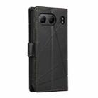 For OnePlus Nord 4 PU Genuine Leather Texture Embossed Line Phone Case(Black) - 3