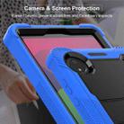 For Xiaomi Redmi Pad SE 8.7 Shockproof Silicone Hybrid PC Tablet Case with Holder(Black + Dark Blue) - 3