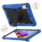 For Xiaomi Redmi Pad 2 Shockproof Silicone Hybrid PC Tablet Case with Holder(Black + Dark Blue) - 3