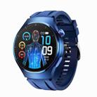 MT200 1.43 inch AMOLED IP67 Smart Call Watch, Support ECG/Body Temperature/Blood Glucose Monitoring(Blue) - 1