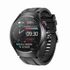 MT200 1.43 inch AMOLED IP67 Smart Call Watch, Support ECG/Body Temperature/Blood Glucose Monitoring(Black) - 1