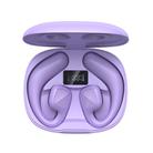 awei T67 Air Conduction TWS Bluetooth Earbuds(Purple) - 1