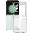 For Samsung Galaxy Z Flip5 5G imak UX-6 series All-inclusive Shockproof Airbag TPU Invisible Phone Case(Transparent) - 1