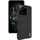 For Xiaomi Redmi K60 Ultra 5G imak Ruiyi Series Cloth Texture PU + PC Phone Case(Black) - 1