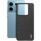 For Xiaomi Redmi Note 13 Pro 5G imak Ruiyi Series Cloth Texture PU + PC Phone Case(Black) - 1