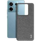 For Xiaomi Redmi Note 13 Pro 5G imak Ruiyi Series Cloth Texture PU + PC Phone Case(Dark Grey) - 1