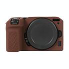 For Nikon Z 30 Soft Silicone Protective Case with Lens Cover(Coffee) - 1