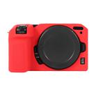 For Nikon Z 30 Soft Silicone Protective Case with Lens Cover(Red) - 1