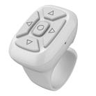S18 Portable Smart Wireless Bluetooth Ring Remote Control(White) - 1