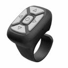 S18 Portable Smart Wireless Bluetooth Ring Remote Control(Black) - 1