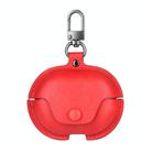For Huawei FreeBuds Pro 3 Business Leather Earphone Protective Case with Hook(Red) - 1