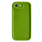 For iPhone SE 2022 / 2020 / 8 / 7 Fine Hole Shockproof Frame Frosted TPU Phone Case(Green) - 1
