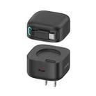 USAMS US-CC203 SMF Series PD35W Dual Type-C Port GaN Fast Charger, US Plug(Black) - 1