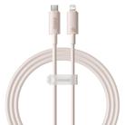 Baseus USB-C / Type-C to 8 Pin 20W Fast Charging Data Cable, Cable Length:1m(Pink) - 1