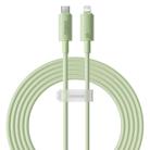 Baseus USB-C / Type-C to 8 Pin 20W Fast Charging Data Cable, Cable Length:2m(Green) - 1