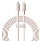 Baseus USB-C / Type-C to 8 Pin 20W Fast Charging Data Cable, Cable Length:2m(Pink) - 1