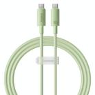 Baseus USB-C / Type-C to USB-C / Type-C 100W Fast Charging Data Cable, Cable Length:1m(Green) - 1