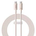 Baseus USB-C / Type-C to USB-C / Type-C 100W Fast Charging Data Cable, Cable Length:2m(Pink) - 1