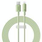 Baseus USB to 8 Pin Fast Charging Data Cable, Cable Length:2m(Green) - 1