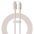 Baseus USB to 8 Pin Fast Charging Data Cable, Cable Length:2m(Pink) - 1