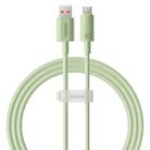 Baseus USB to USB-C / Type-C 100W Fast Charging Data Cable, Cable Length:1m(Green) - 1