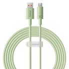 Baseus USB to USB-C / Type-C 100W Fast Charging Data Cable, Cable Length:2m(Green) - 1