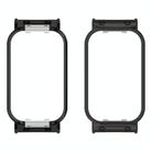 For Xiaomi Smart Band 8 Active / Redmi Band 2 Metal Frame Watch Protective Case(Black) - 1