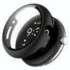 For Google Pixel Watch 2 PC + Tempered Film Integrated Watch Protective Case(Black) - 1