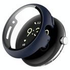 For Google Pixel Watch 2 PC + Tempered Film Integrated Watch Protective Case(Midnight Blue) - 1