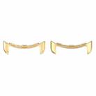 For Google Pixel Watch 2 1 Pair Stainless Steel Metal Watch Band Connector(Gold) - 1