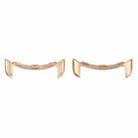 For Google Pixel Watch 2 1 Pair Stainless Steel Metal Watch Band Connector(Rose Gold) - 1